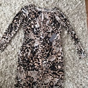 NEVER WORN Jennifer Lopez zip dress